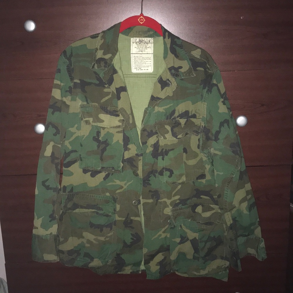 Thrifted Camouflage Jacket